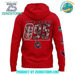 Alexander Ovechkin Washington Capitals NHL AllTime Leading Goal Scorer Cross Sticks Hoodie Red 2025 3
