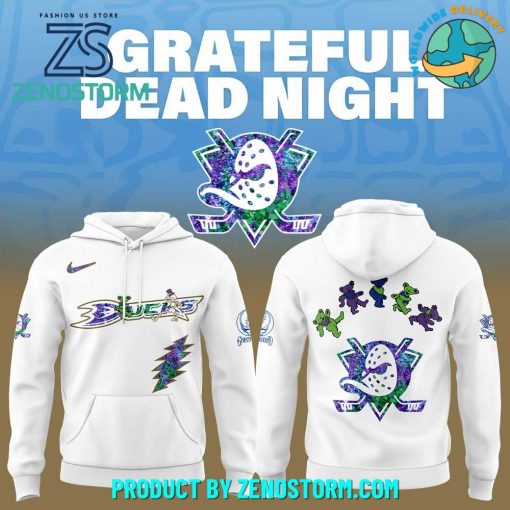 Anaheim Ducks NHL x Grateful Dead Night 2025 Hoodie Set