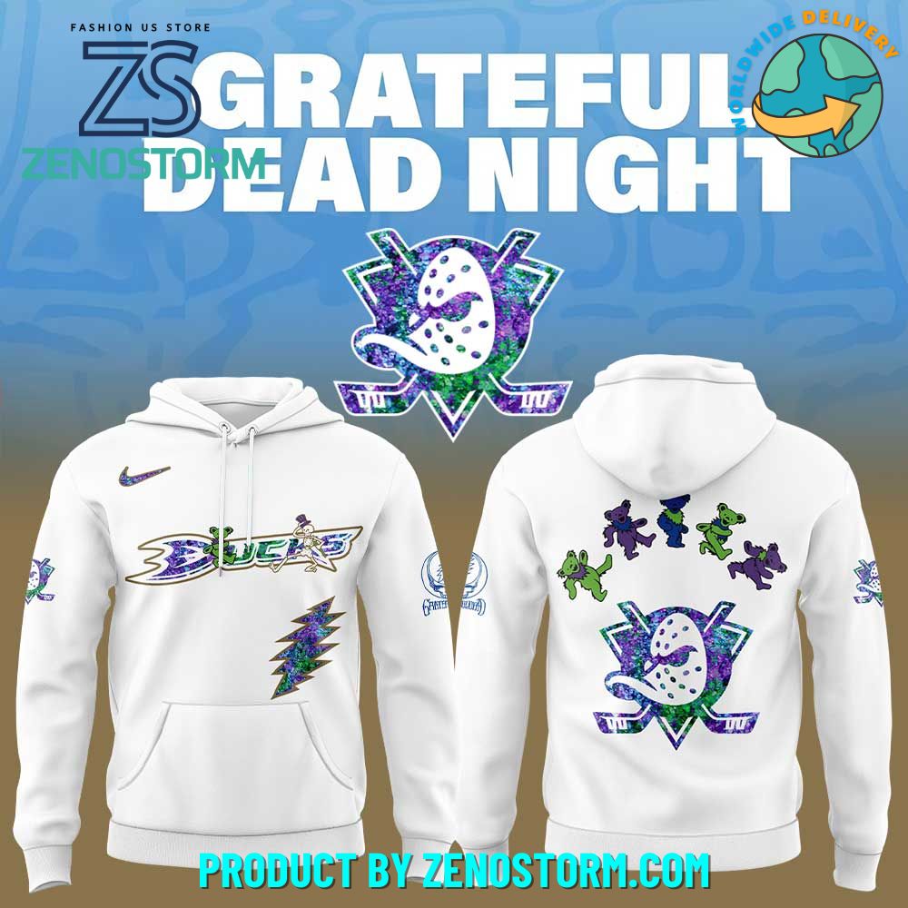 Anaheim Ducks NHL x Grateful Dead Night 2025 Hoodie Set Anaheim Ducks NHL x Grateful Dead Night 2025 Hoodie Set