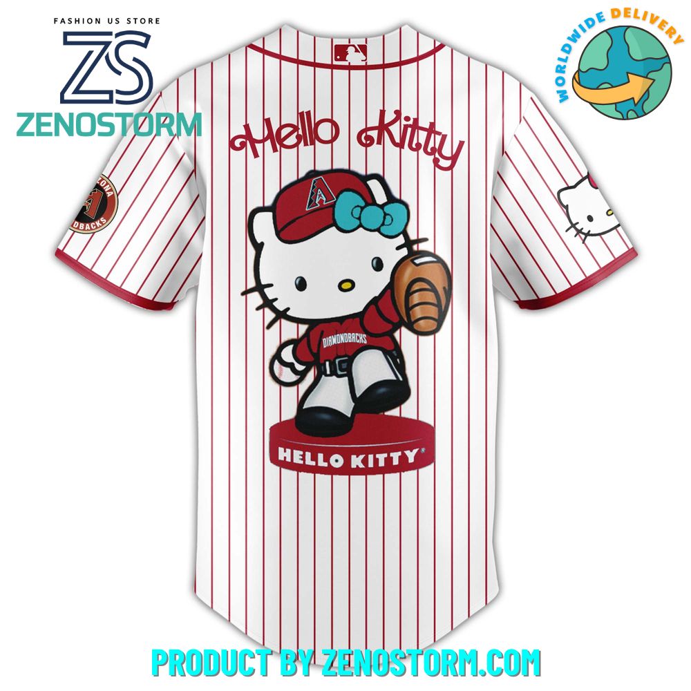 Arizona Diamondbacks MLB x Hello Kitty Night Jersey 2025 Arizona Diamondbacks MLB x Hello Kitty Night Jersey 2025