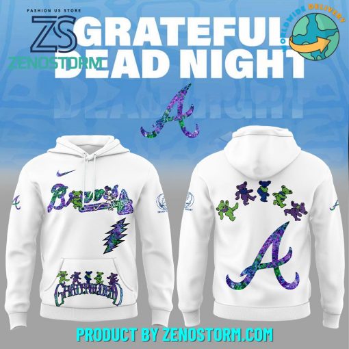 Atlanta Braves MLB x Grateful Dead Night Hoodie Set 2025