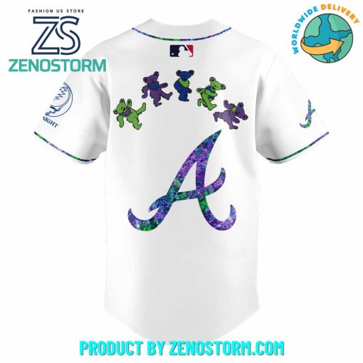Atlanta Braves MLB x Grateful Dead Night Jersey 2025