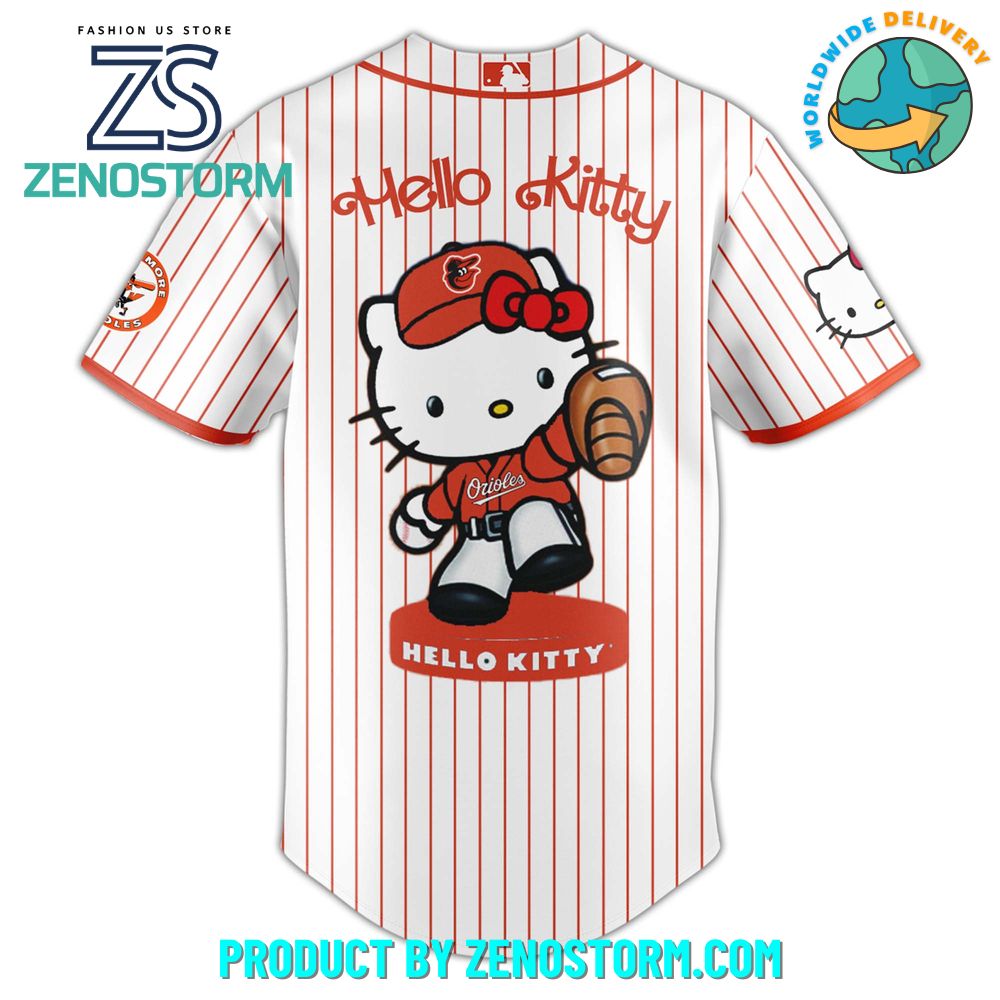 Baltimore Orioles MLB x Hello Kitty Night Jersey 2025 Baltimore Orioles MLB x Hello Kitty Night Jersey 2025