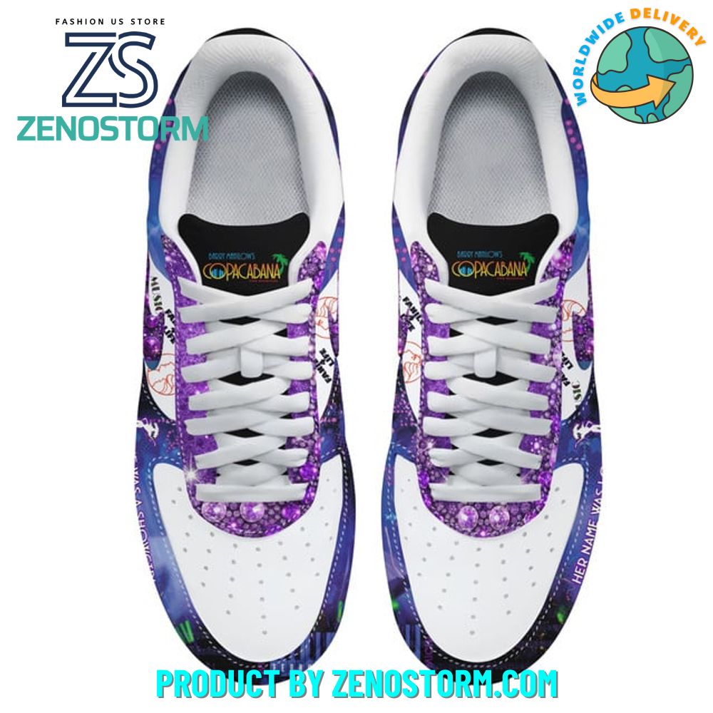Barry Manilow She Was A Showgirl Limited Edition Nike Air Force 1 Barry Manilow She Was A Showgirl Limited Edition Nike Air Force 1