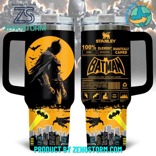 Batman The Hero Gotham Dramatically Caped 40oz Stanley Tumbler
