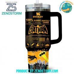 Batman The Hero Gotham Dramatically Caped 40oz Stanley Tumbler