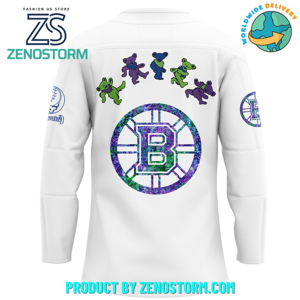 Boston Bruins NHL x Grateful Dead Night 2025 Jersey Boston Bruins NHL x Grateful Dead Night 2025 Jersey