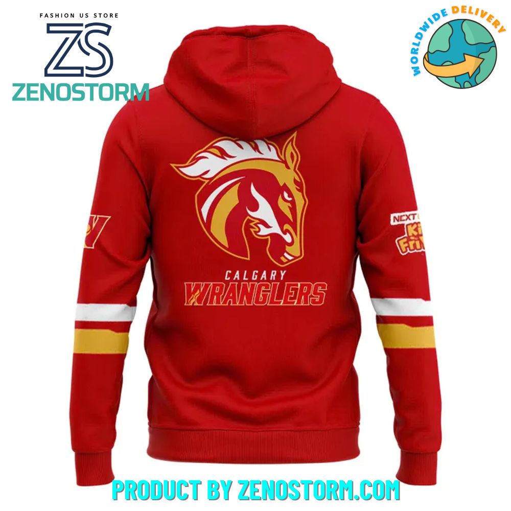 Calgary Wranglers x Kid's Friday 2025 Limited Hoodie, Cap Calgary Wranglers x Kid's Friday 2025 Limited Hoodie, Cap