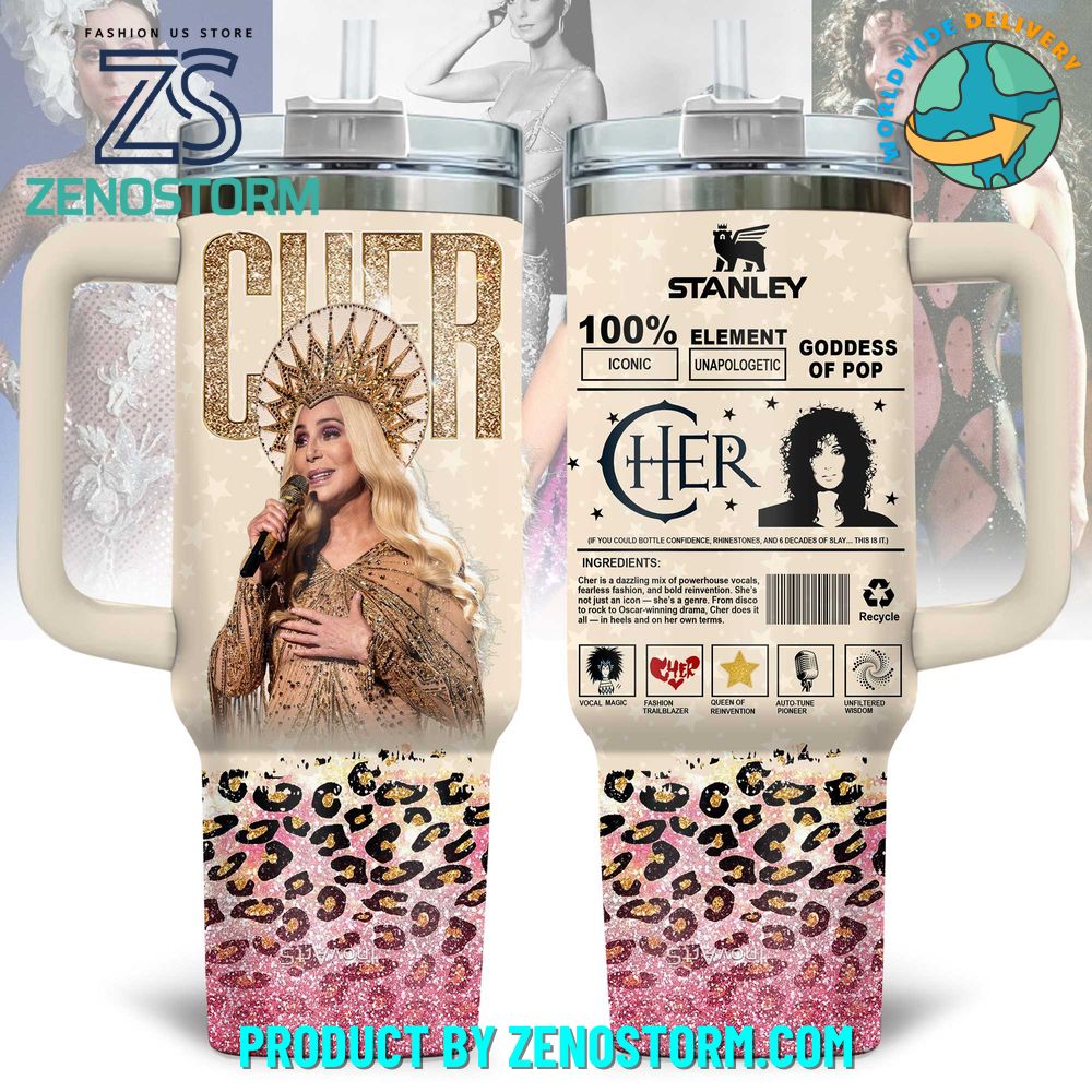 Cher Goddess Of Pop Special 40oz Stanley Tumbler Cher Goddess Of Pop Special 40oz Stanley Tumbler
