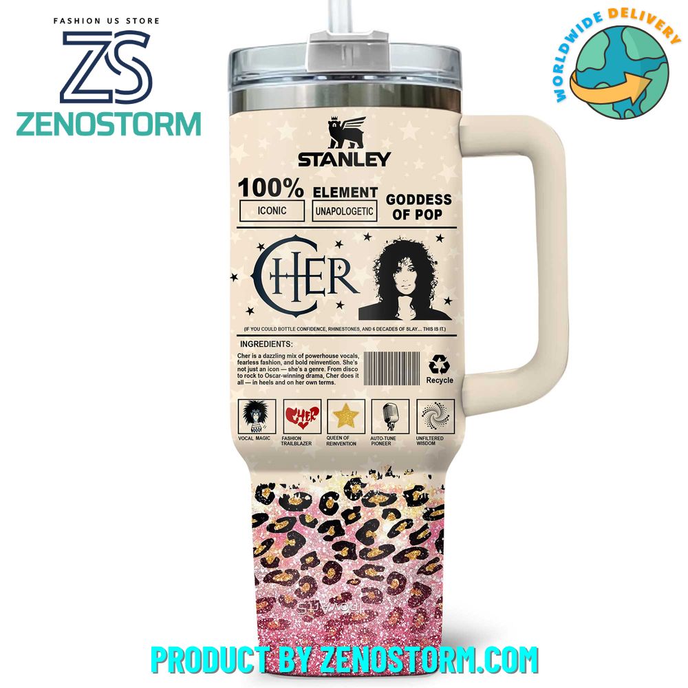 Cher Goddess Of Pop Special 40oz Stanley Tumbler Cher Goddess Of Pop Special 40oz Stanley Tumbler