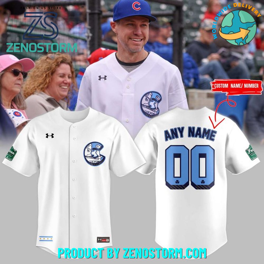 Chicago Cubs x Notre Dame Fighting Irish 2025 Personalized Baseball Jersey Chicago Cubs x Notre Dame Fighting Irish 2025 Personalized Baseball Jersey
