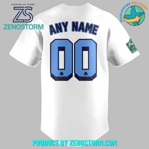 Chicago Cubs x Notre Dame Fighting Irish 2025 Personalized Baseball Jersey