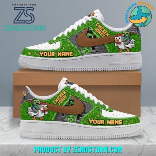 Chicken Jockey A Minecraft Movie Special Nike Air Force 1