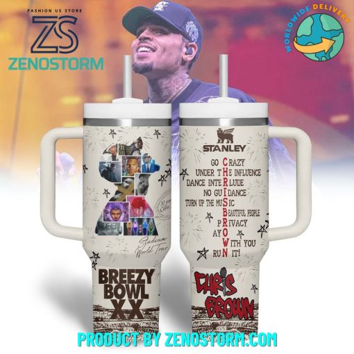 Chris Brown Breezy Bowl XX 2025 Special Stanley Tumbler