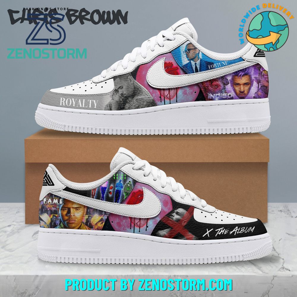 Chris Brown X The Album Royalty Limited Edition Nike Air Force 1 Chris Brown X The Album Royalty Limited Edition Nike Air Force 1