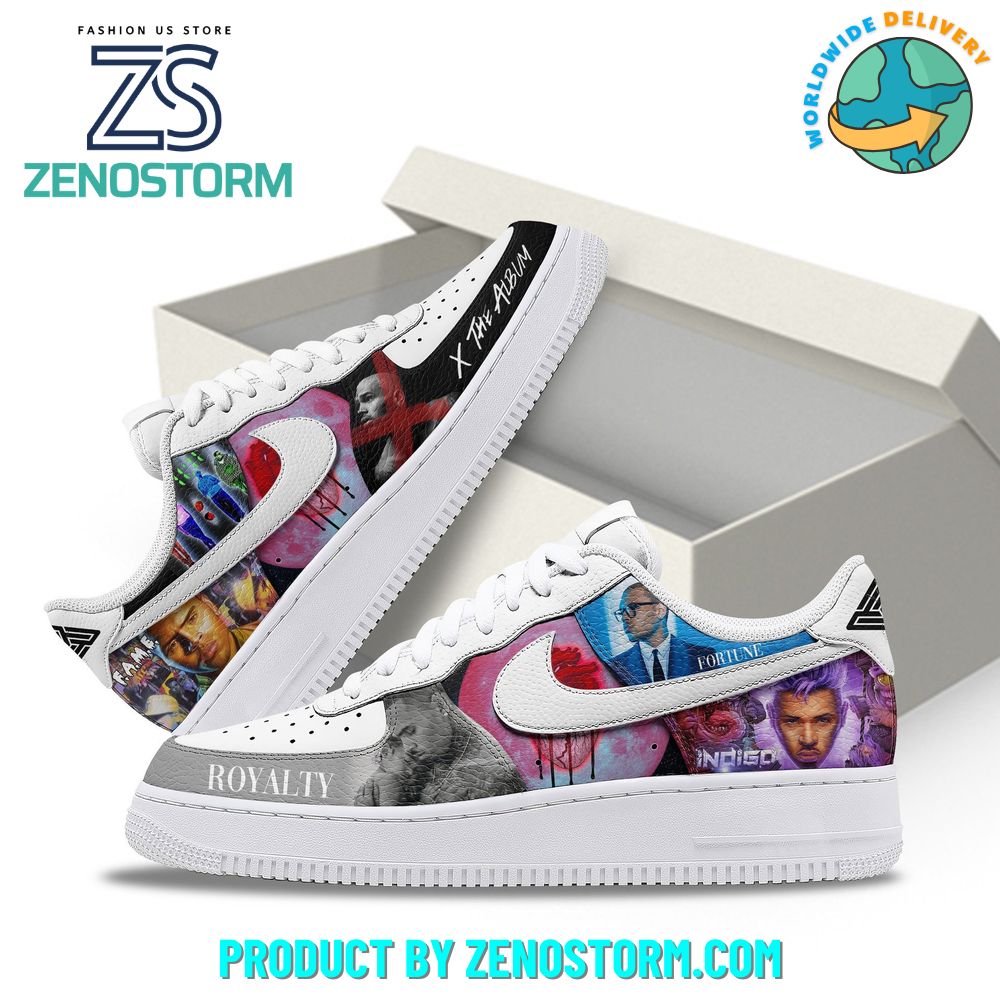 Chris Brown X The Album Royalty Limited Edition Nike Air Force 1 Chris Brown X The Album Royalty Limited Edition Nike Air Force 1