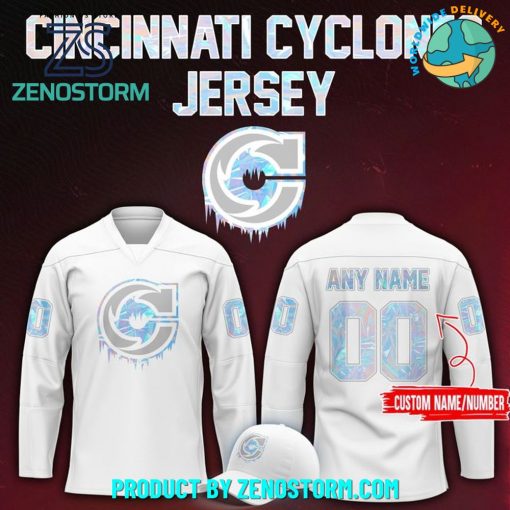 Cincinnati Cyclones 2025 Warm-up Limited Edition Hockey Jersey