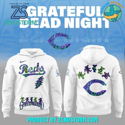 Cincinnati Reds MLB x Grateful Dead Night Hoodie Set 2025