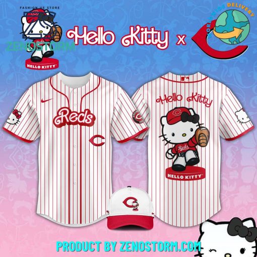 Cincinnati Reds MLB x Hello Kitty Night Jersey 2025