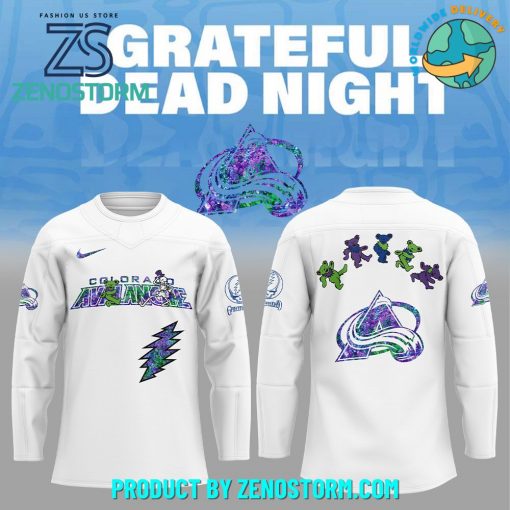 Colorado Avalanche NHL x Grateful Dead Night 2025 Jersey