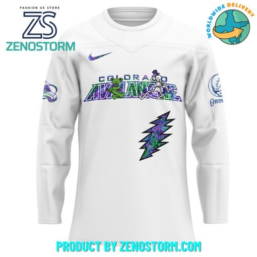 Colorado Avalanche NHL x Grateful Dead Night 2025 Jersey