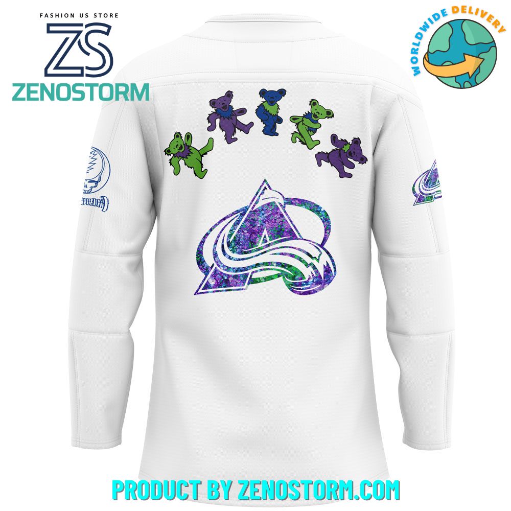 Colorado Avalanche NHL x Grateful Dead Night 2025 Jersey Colorado Avalanche NHL x Grateful Dead Night 2025 Jersey