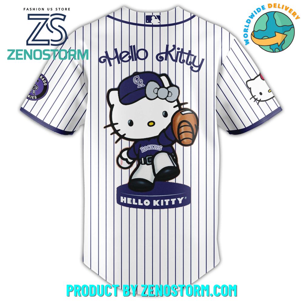 Colorado Rockies MLB x Hello Kitty Night Jersey 2025 Colorado Rockies MLB x Hello Kitty Night Jersey 2025