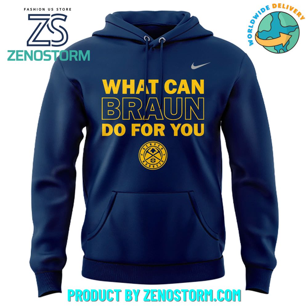 Denver Nuggets Christian Braun MIP Special Hoodie Set 2025 Denver Nuggets Christian Braun MIP Special Hoodie Set 2025