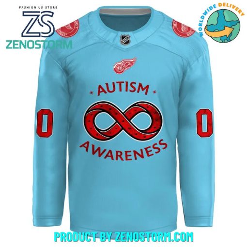 Detroit Red Wings NHL x Autism Awareness 2025 Hockey Jersey