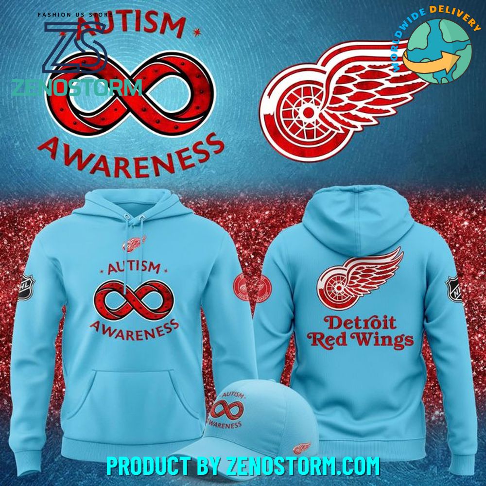 Detroit Red Wings NHL x Autism Awareness 2025 Hoodie Set Detroit Red Wings NHL x Autism Awareness 2025 Hoodie Set