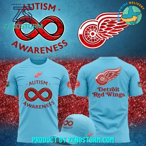 Detroit Red Wings NHL x Autism Awareness 2025 Shirt