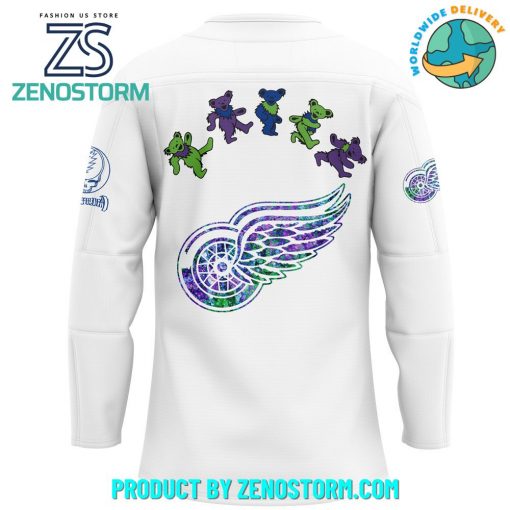 Detroit Red Wings NHL x Grateful Dead Night 2025 Jersey