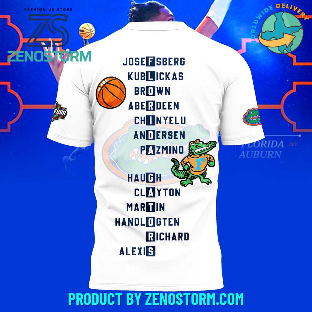 Florida Gators Basketball Team Champions Final Four 2025 Shirt Florida Gators Basketball Team Champions Final Four 2025 Shirt