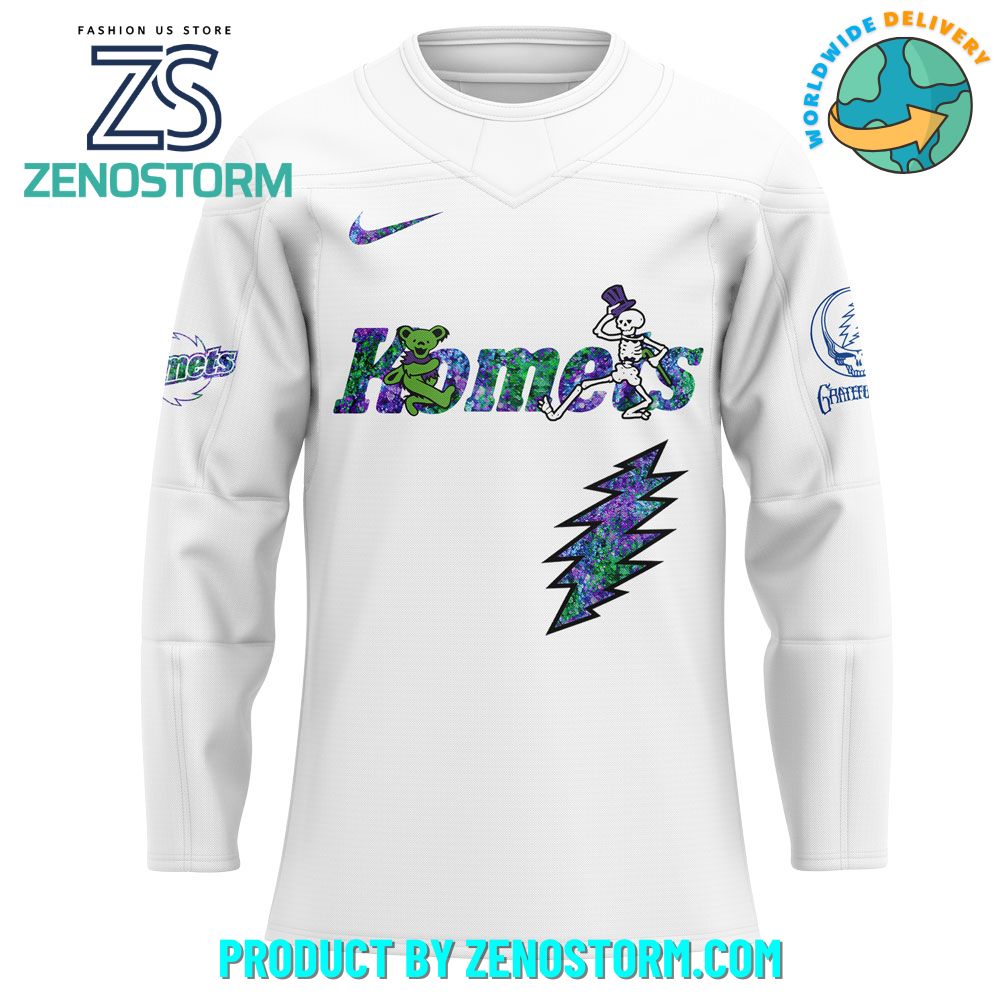 Fort Wayne Komets x Grateful Dead Night 2025 Hockey Jersey Fort Wayne Komets x Grateful Dead Night 2025 Hockey Jersey