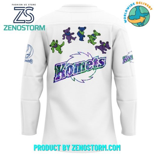 Fort Wayne Komets x Grateful Dead Night 2025 Hockey Jersey