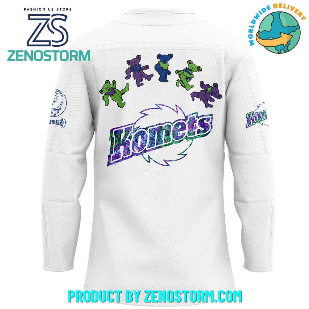 Fort Wayne Komets x Grateful Dead Night 2025 Hockey Jersey Fort Wayne Komets x Grateful Dead Night 2025 Hockey Jersey