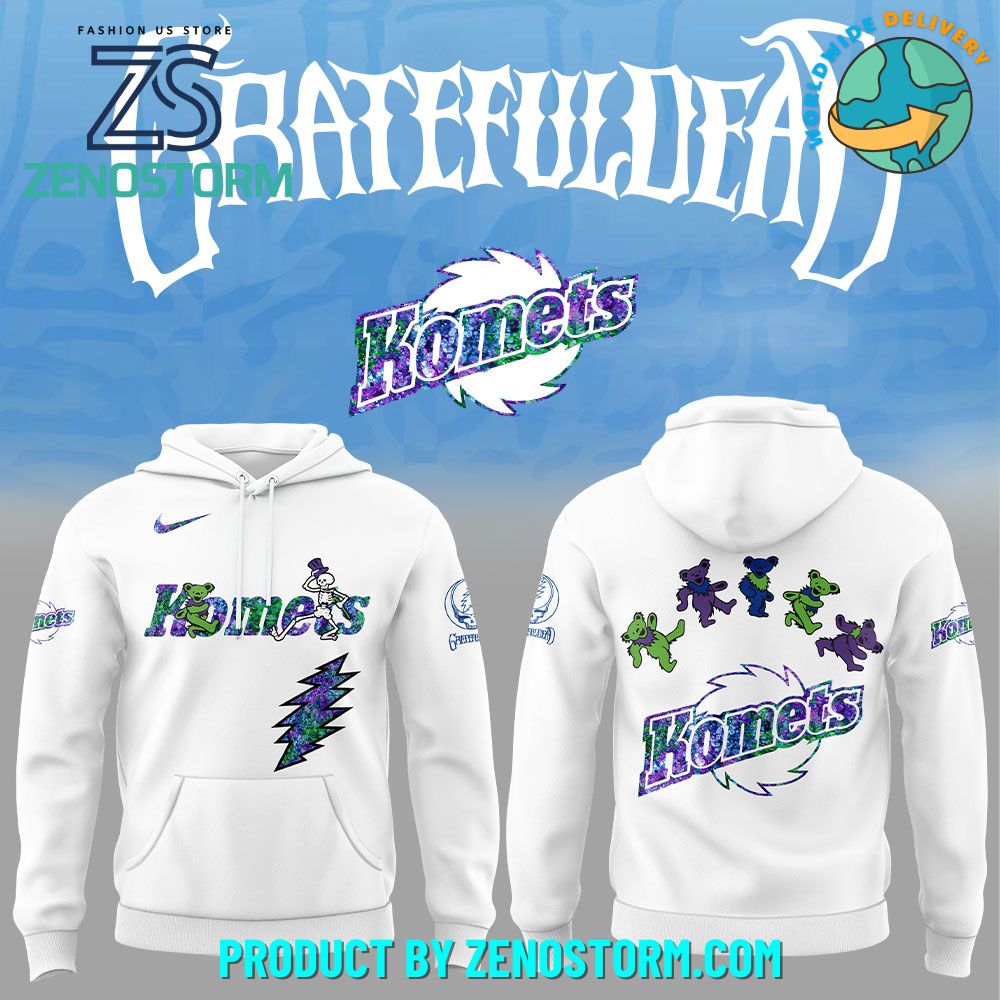 Fort Wayne Komets x Grateful Dead Night 2025 Hoodie Set Fort Wayne Komets x Grateful Dead Night 2025 Hoodie Set