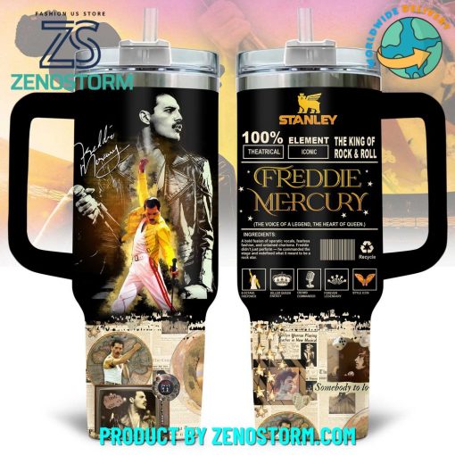 Freddie Mercury The King Of Rock & Roll 40oz Stanley Tumbler