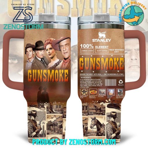 Gunsmoke TV Series True Western Grit Stanley Tumbler