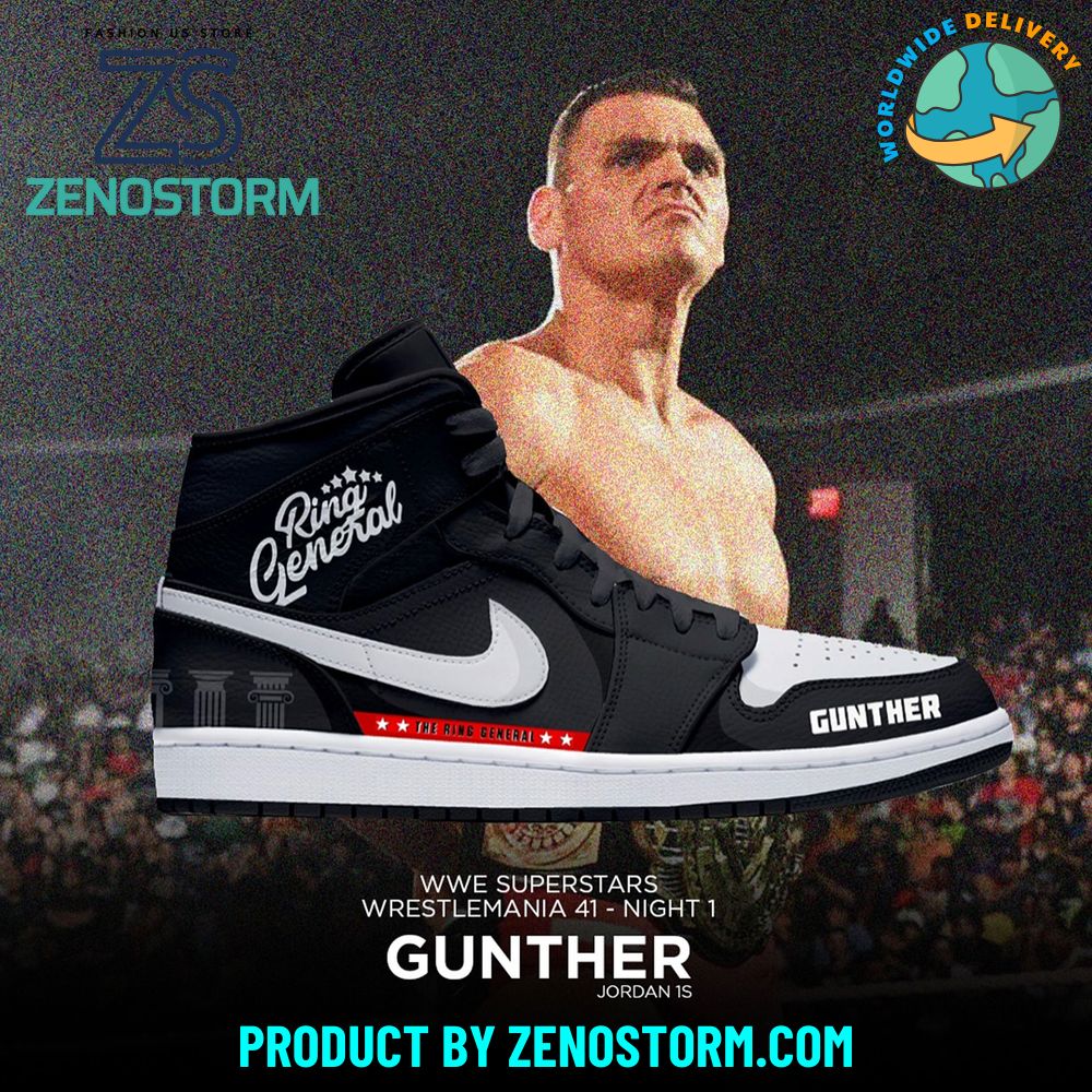 Gunther WWE Superstars WrestleMania 41 Night Nike Jordan 1 Gunther WWE Superstars WrestleMania 41 Night Nike Jordan 1