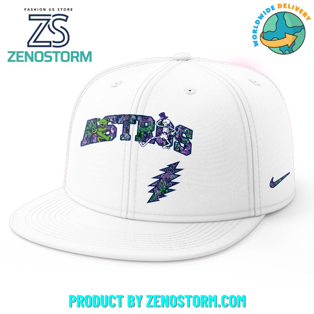 Houston Astros MLB x Grateful Dead Night Snapback 2025 Houston Astros MLB x Grateful Dead Night Snapback 2025