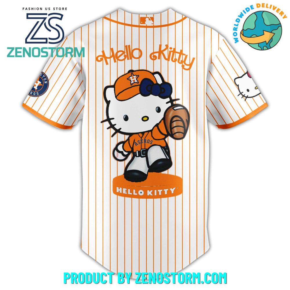 Houston Astros MLB x Hello Kitty Night Jersey 2025 Houston Astros MLB x Hello Kitty Night Jersey 2025