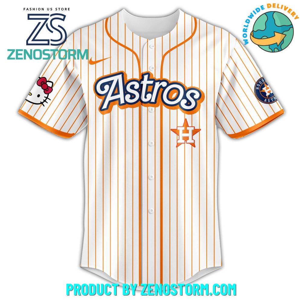 Houston Astros MLB x Hello Kitty Night Jersey 2025 Houston Astros MLB x Hello Kitty Night Jersey 2025