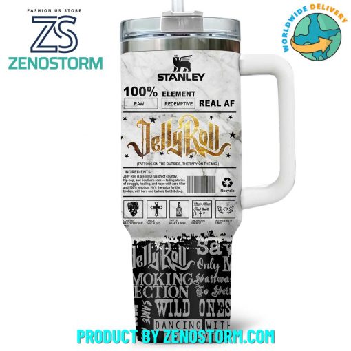 Jelly Roll The Real AF Limited Edition 40oz Stanley Tumbler
