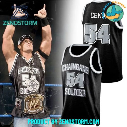 John Cena Chain Gang Soldier Retro 2025 Basketball Jersey