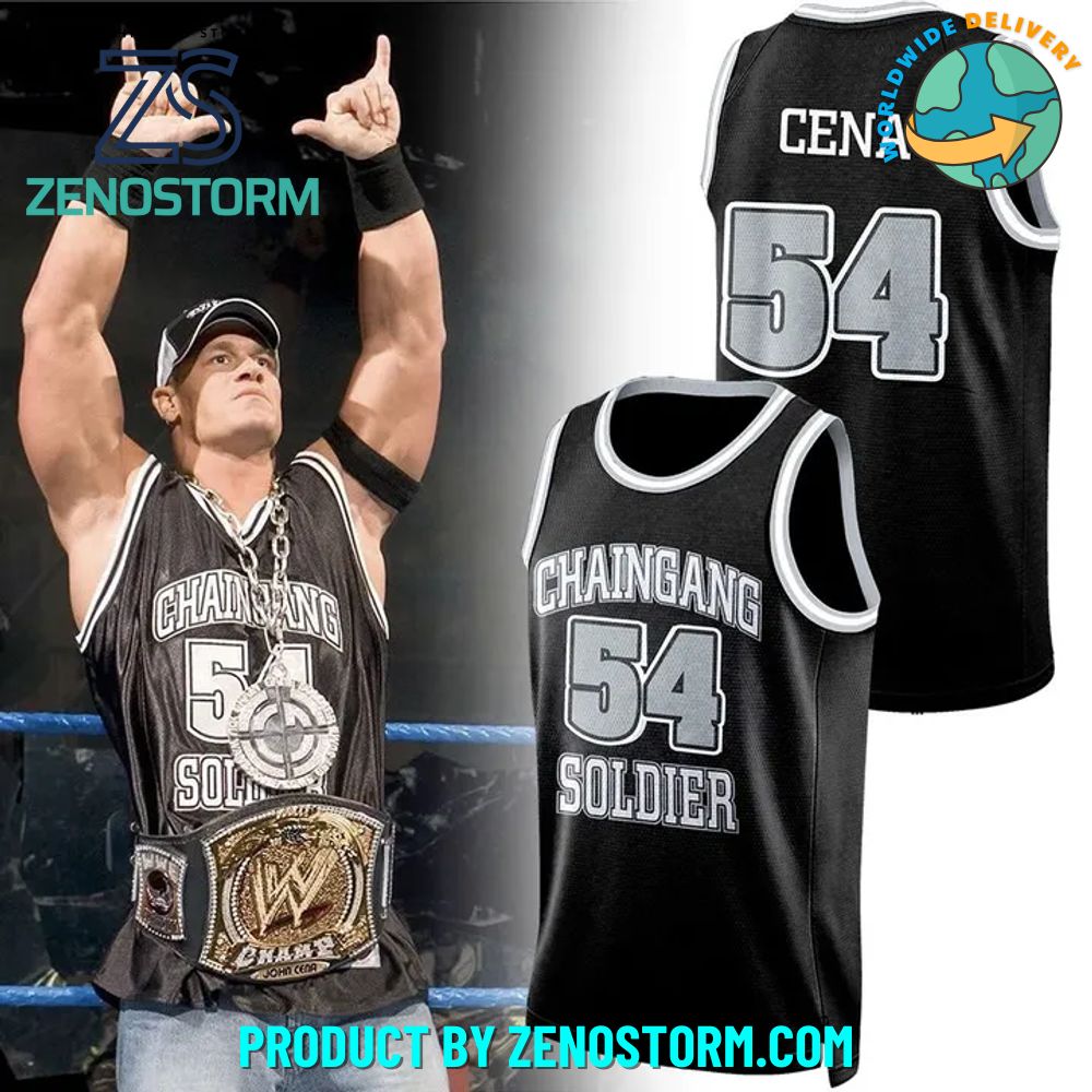 John Cena Chain Gang Soldier Retro 2025 Basketball Jersey John Cena Chain Gang Soldier Retro 2025 Basketball Jersey