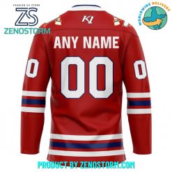 Johnstown Tomahawks x 2025 EndofYear Red Hockey Jersey