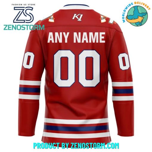 Johnstown Tomahawks x 2025 End-of-Year Red Hockey Jersey