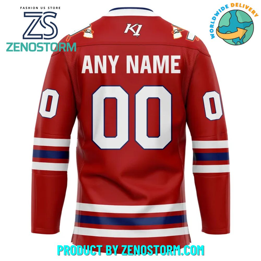 Johnstown Tomahawks x 2025 End-of-Year Red Hockey Jersey Johnstown Tomahawks x 2025 End-of-Year Red Hockey Jersey