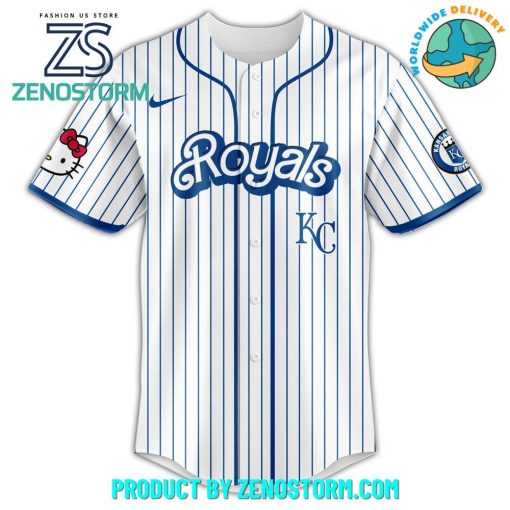 Kansas City Royals MLB x Hello Kitty Night Jersey 2025